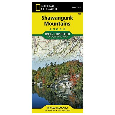 NATIONAL GEOGRAPHIC Shawangunk Mountains Trail Map No.750 603301